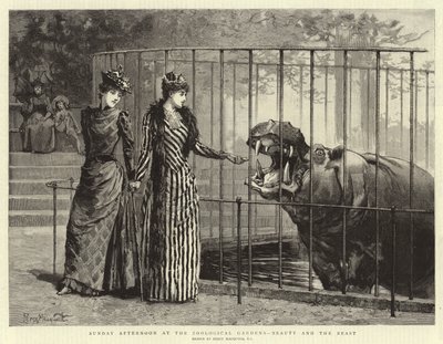 Dimanche après-midi aux jardins zoologiques, La Belle et la Bête - Percy Macquoid
